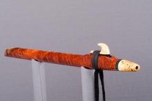 Redwood Burl Native American Flute, Minor, Mid A-4, #J72D (2)